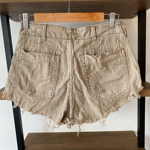 FREE PEOPLE Raw Patched Denim Short - Picture 7 of 8